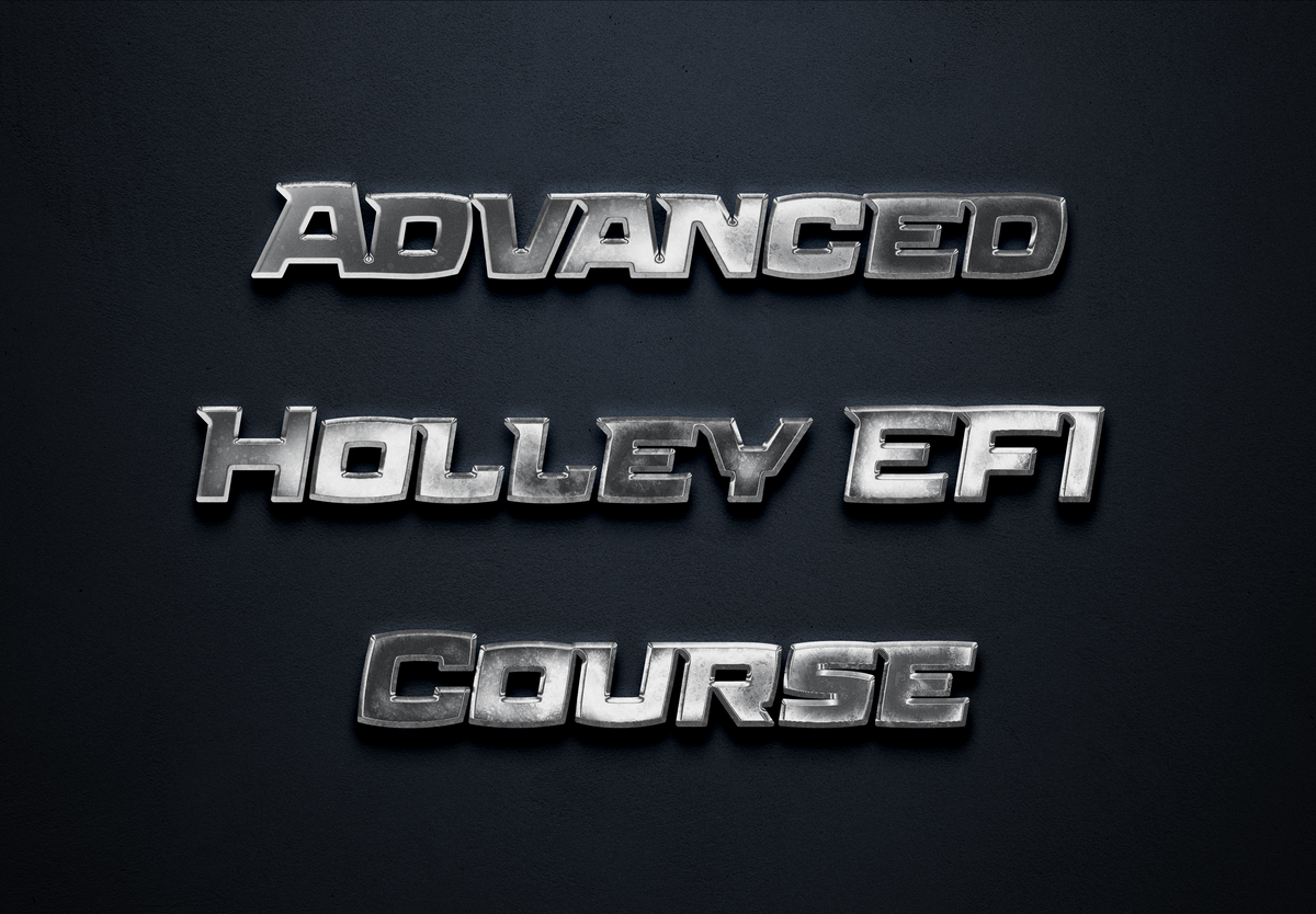 Advanced Holley EFI Tuning Course