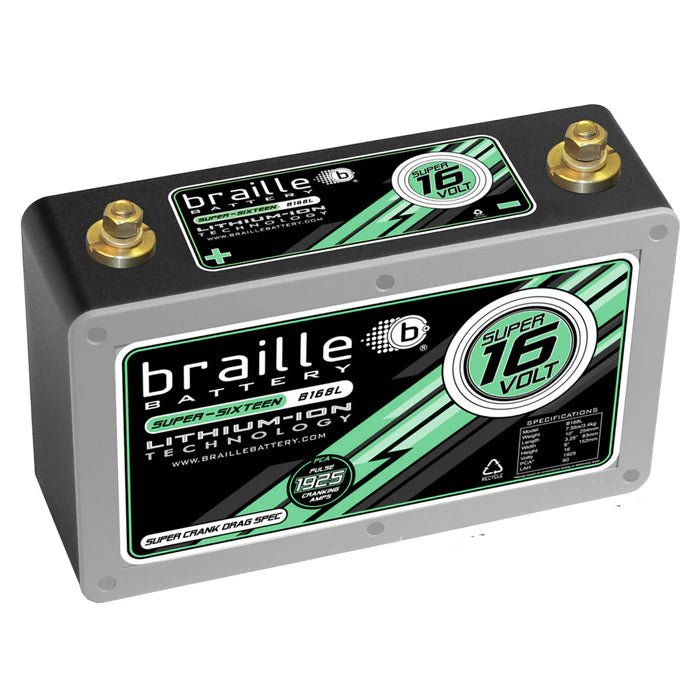 Braille B168L Super 16V Drag Race Lithium Battery