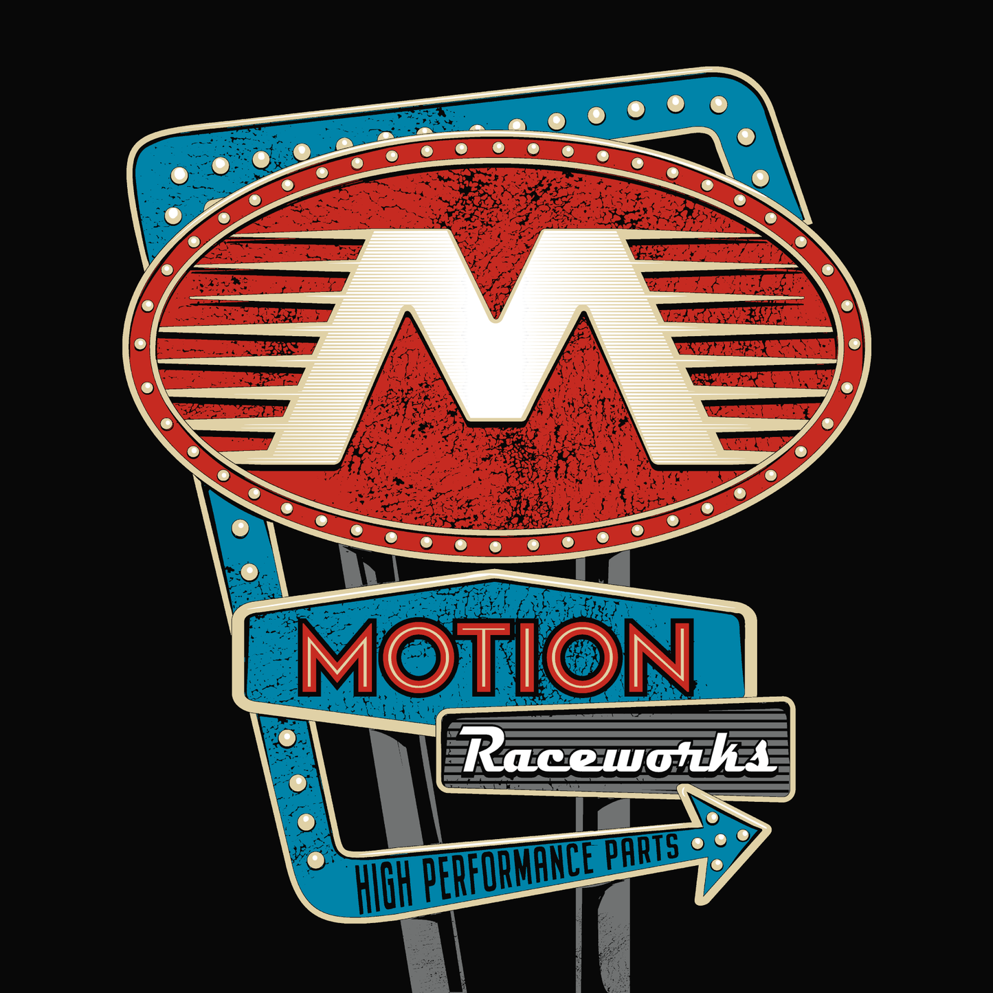 Motion Drive In Retro Shirt - Motion Raceworks