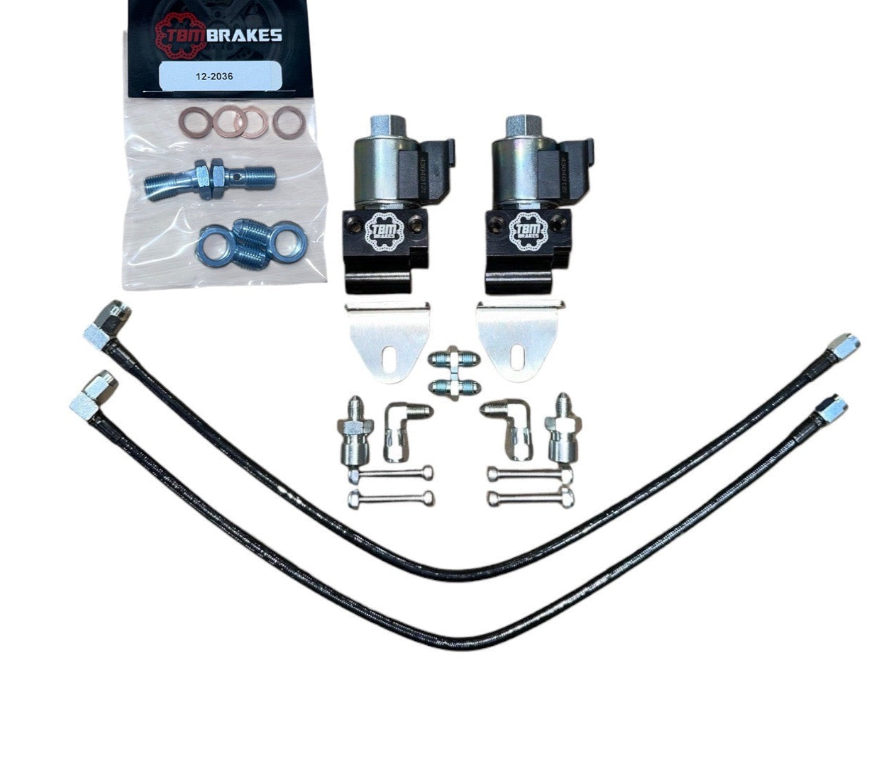 2015-20 F150 Stock Brakes Dual Line Lock Kit w/ Brackets - Motion Raceworks