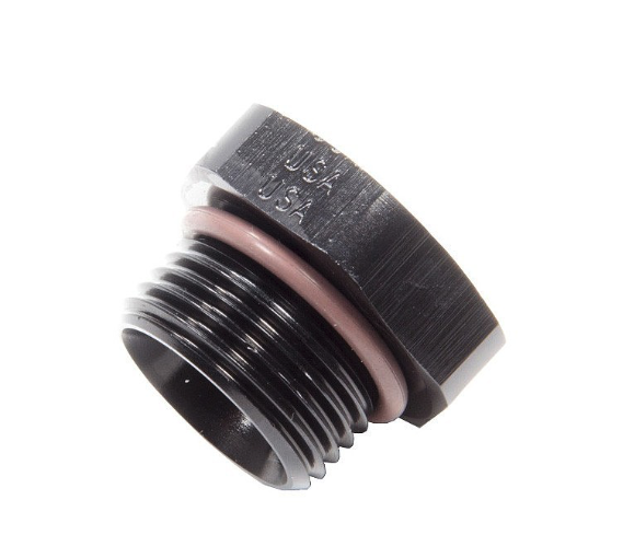PLUG,STRAIGHT THREAD,-#3 ALUM. BLACK (XRP-981403BB)