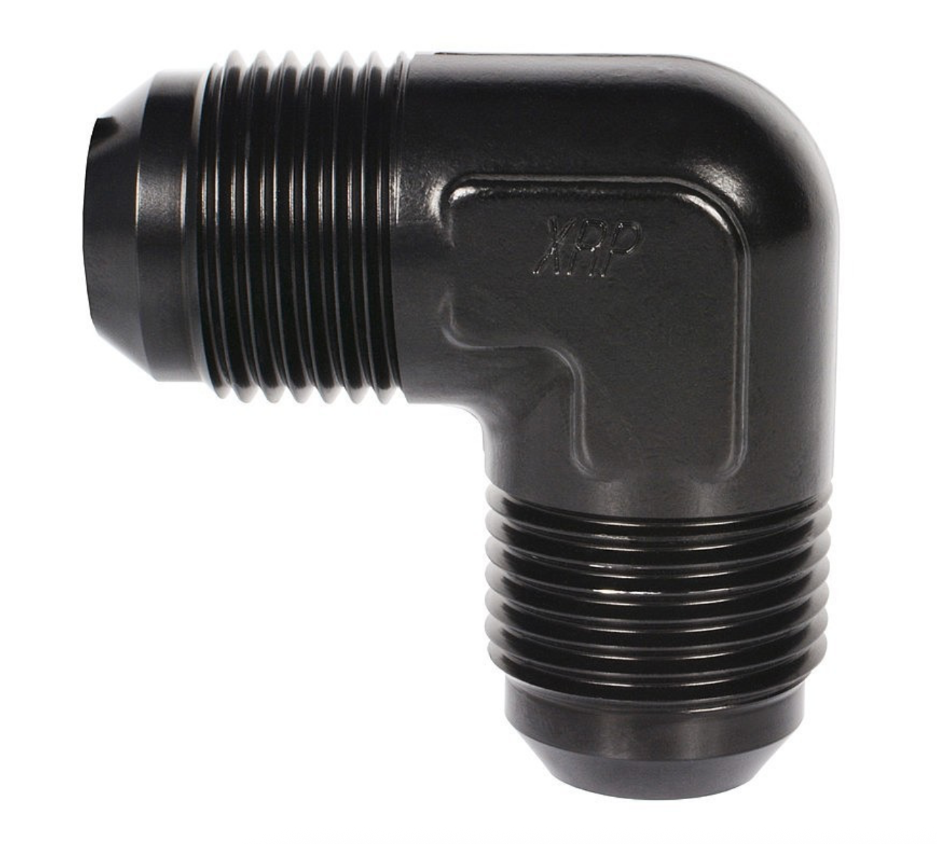 ELBOW,90 DEGREE #6 ALUM BLACK (XRP-982106BB)