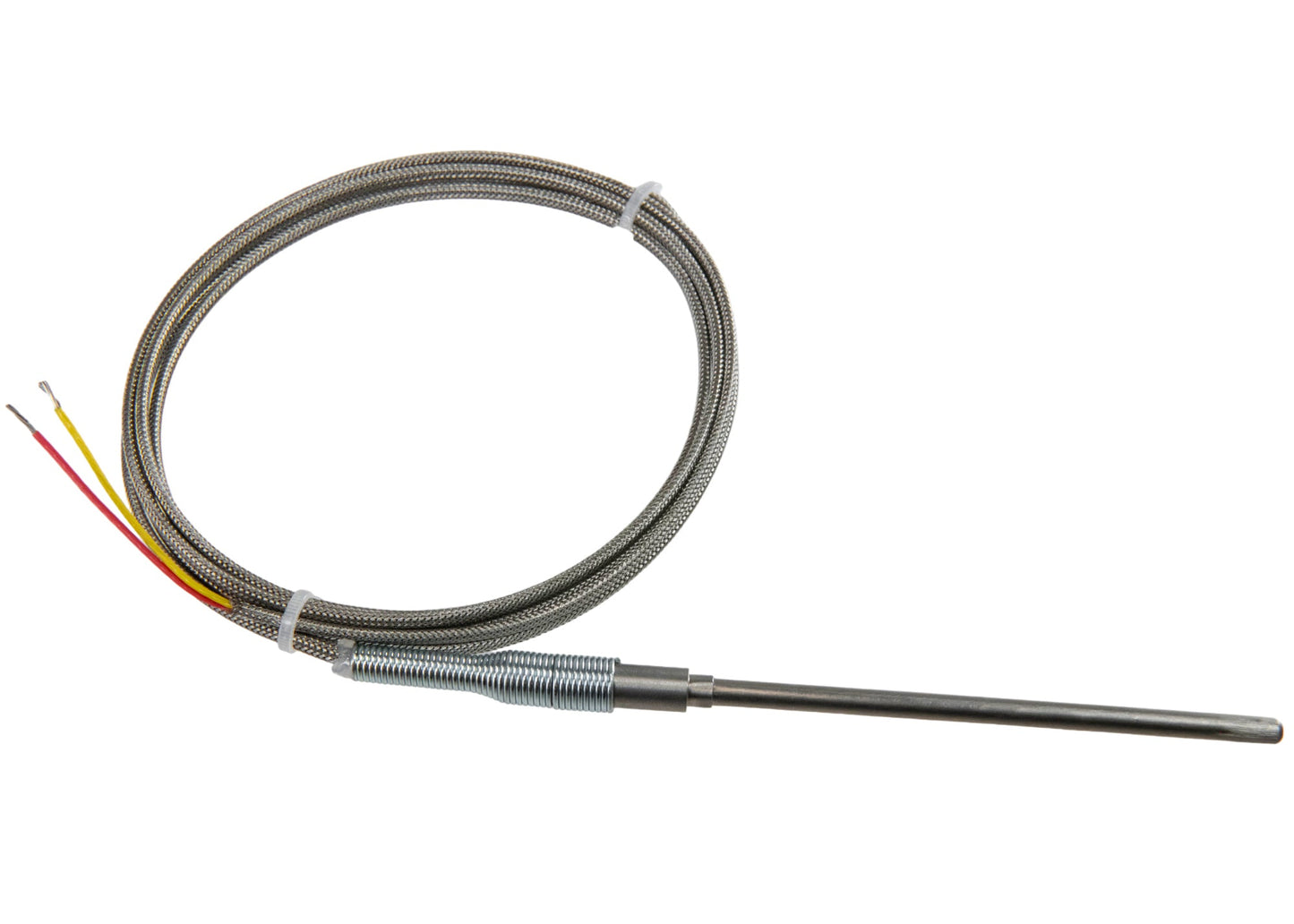 RIFE 3/16" Ktype EGT Probe w/ 72Ungrounded Junction x 4 Inch Inconel Prove w/72 Inch Stranded w/ Teflon Insulation SS Overbraid