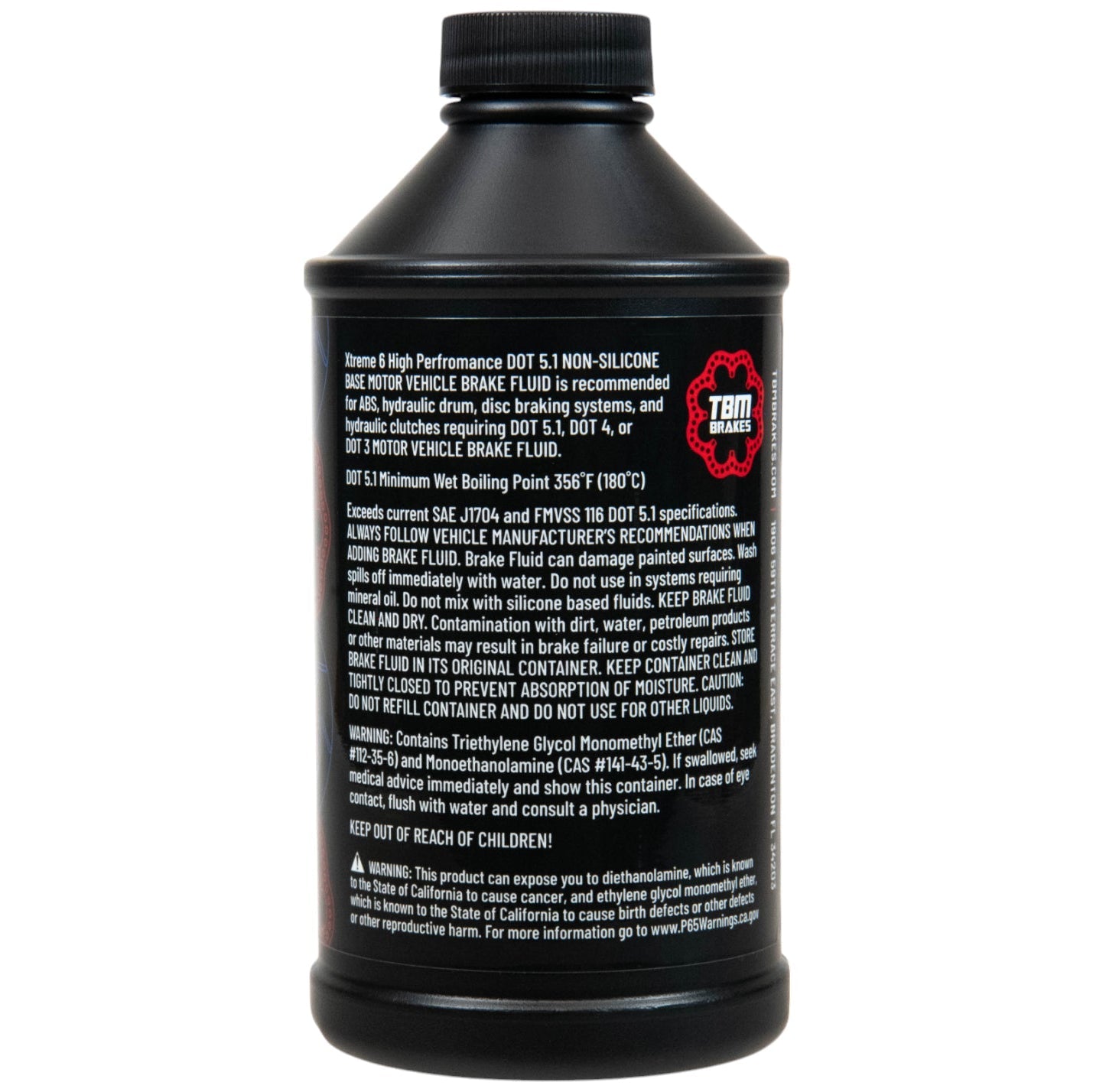 1 Case (12 bottles) TBM DOT 5.1 Extreme 6 Brake Fluid - Motion Raceworks