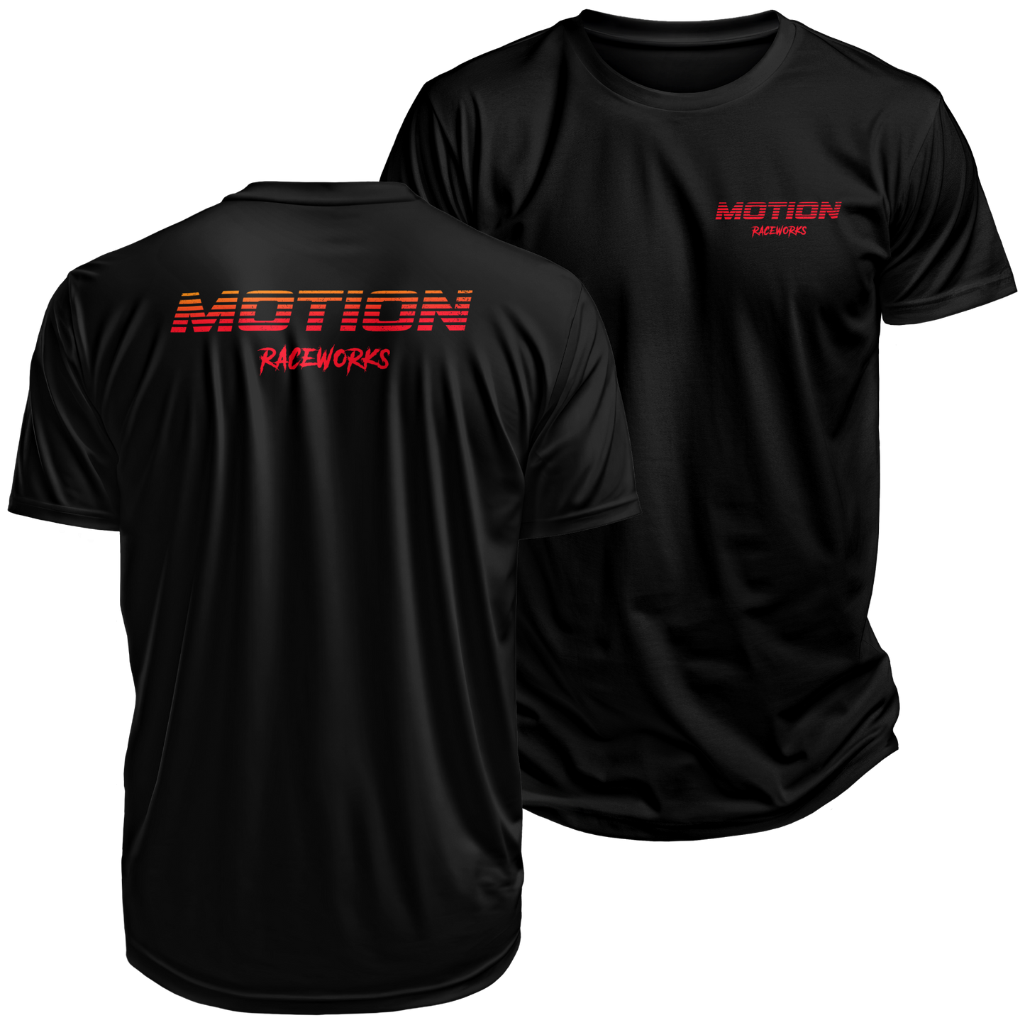 Red Fade Motion Raceworks Shirt - Motion Raceworks