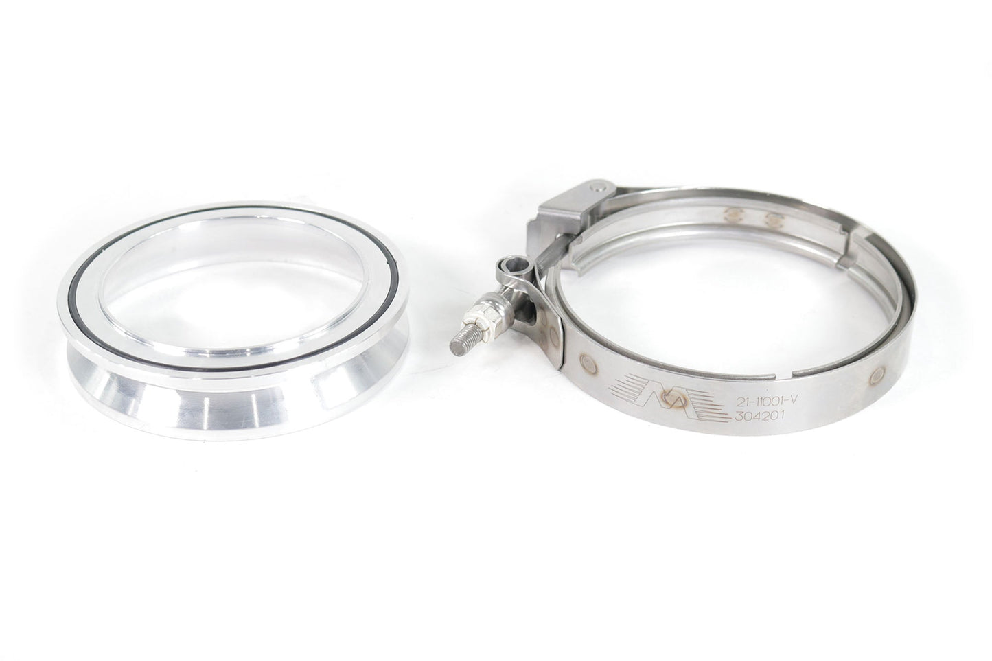 GT42/47/55 Aluminum Compressor Outlet Flange/Clamp for 4" Tubing for S400, Garrett, Precision & More 21-11003M-Motion Raceworks-Motion Raceworks