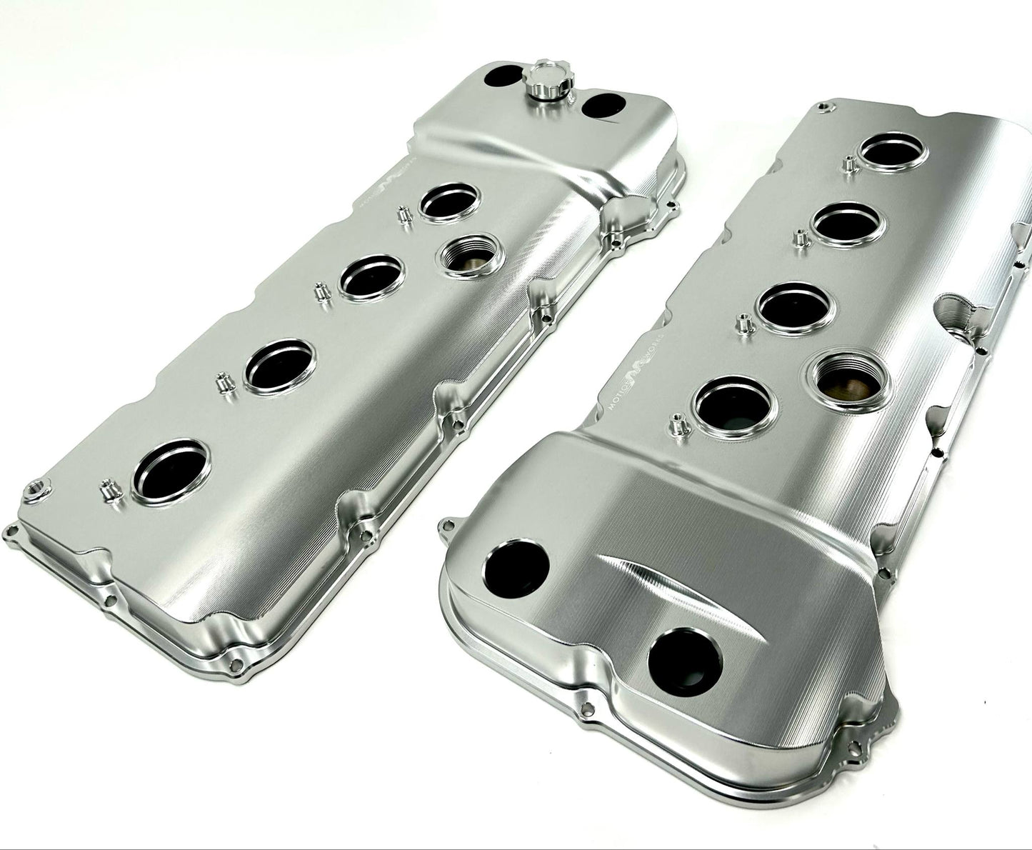 Billet Gen 1/Gen 2 Coyote VCT Valve Covers Clear Anodizing