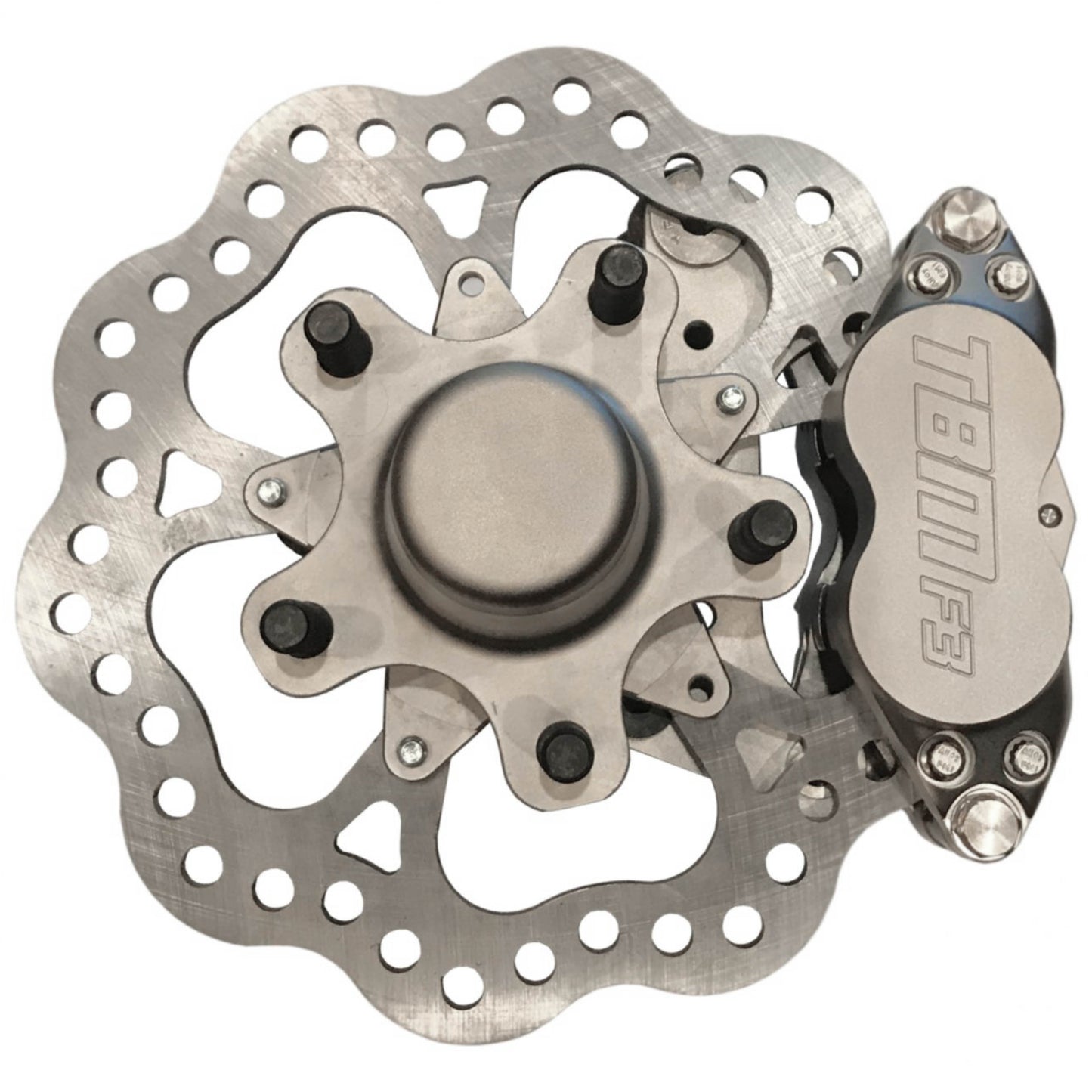 79-87 Chevy El Camino Drag Racing Front Brake Kit (F3 Caliper) 001-0272-1-TBM Brakes-Motion Raceworks