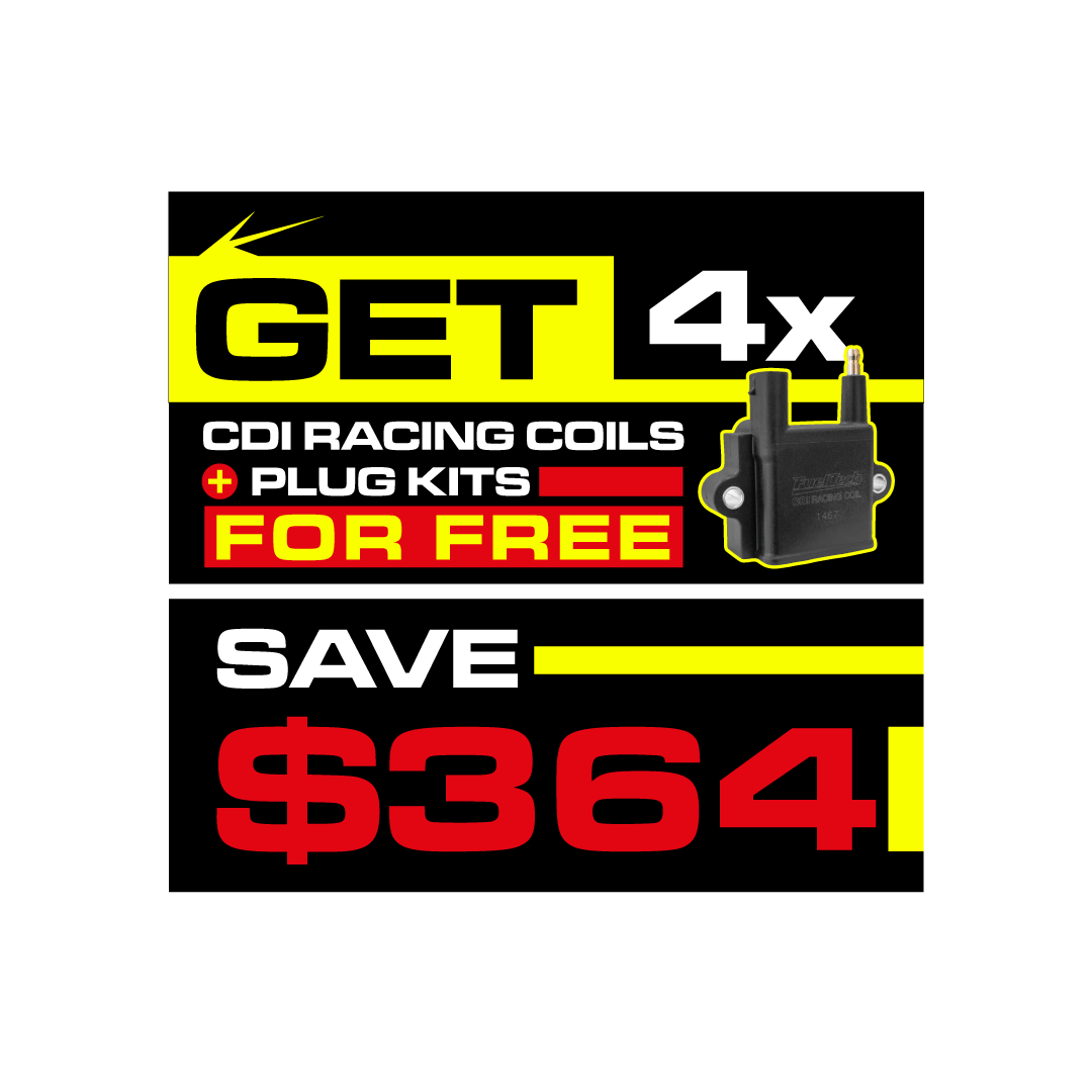 FTSPARK-4 + FREE CDI Racing Coils & Plug Kits