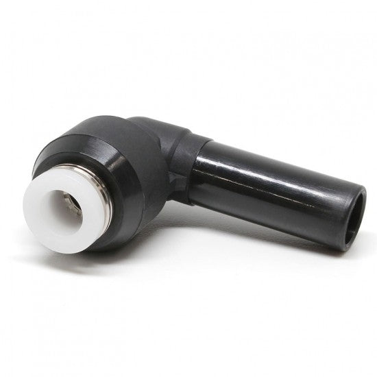 PISCO PLASTIC PUSH-IN FITTING 1/4" TUBE X 3/8" PLUG-IN REDUCING ELBOW (KTR-AF49)