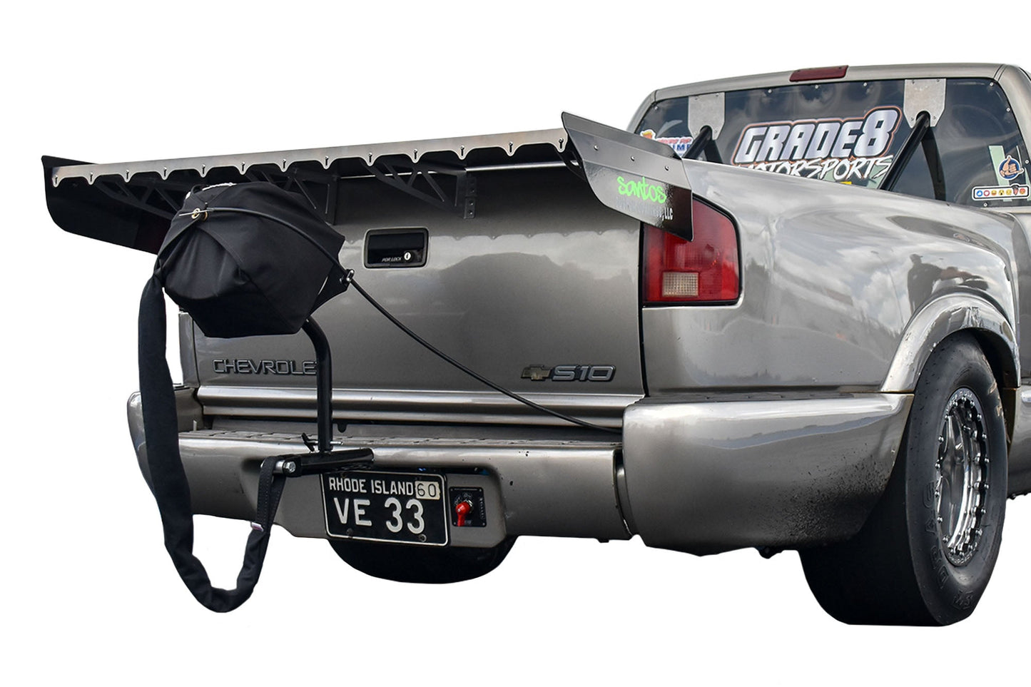 Motion Raceworks 1994-04 2nd Gen Step-Side S10 / Sonoma 15" Strutless Drag Wing 31-150-Motion Raceworks-Motion Raceworks