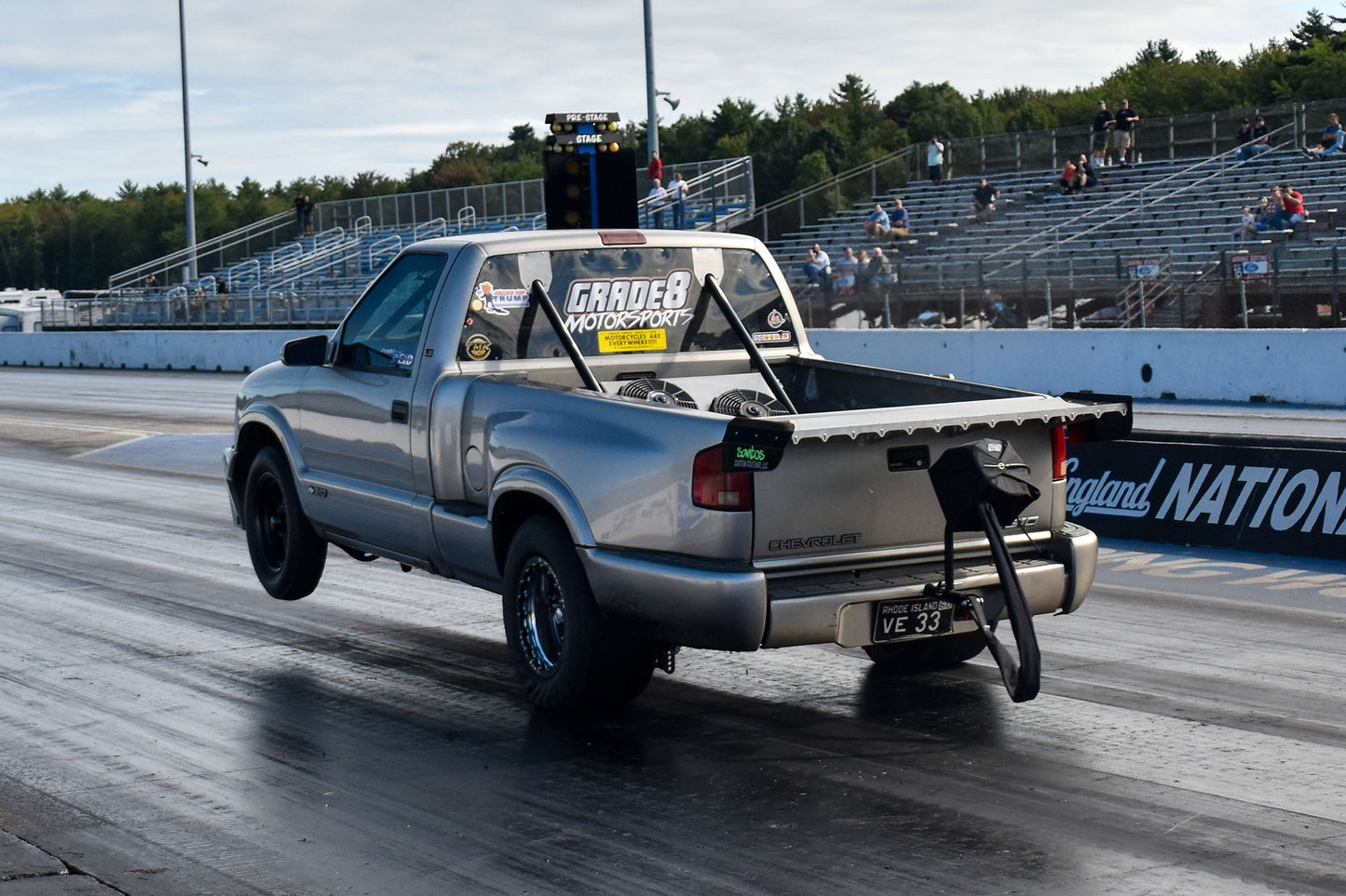 Motion Raceworks 1994-04 2nd Gen Step-Side S10 / Sonoma 15" Strutless Drag Wing 31-150-Motion Raceworks-Motion Raceworks