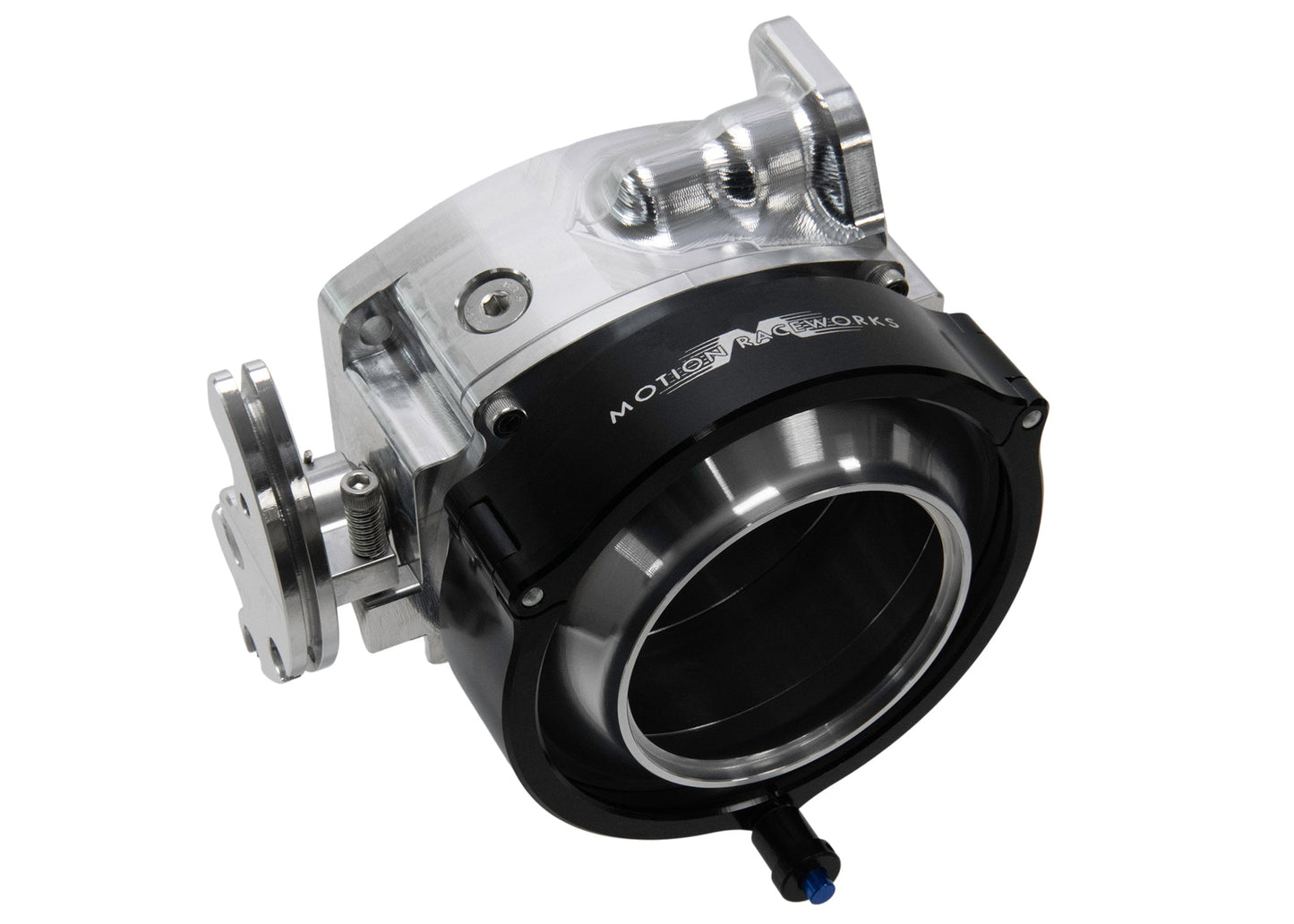 ICON 92/95mm Cable Drive Throttle Body (Bare Finish) w/ Interchangeable Connection - Motion Raceworks