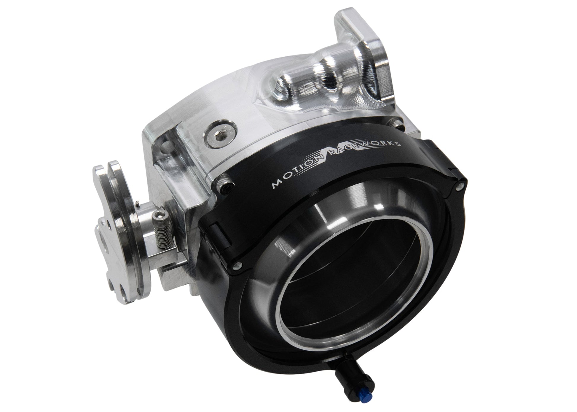 ICON 92/95mm Cable Drive Throttle Body (Bare Finish) w/ Interchangeable Connection - Motion Raceworks