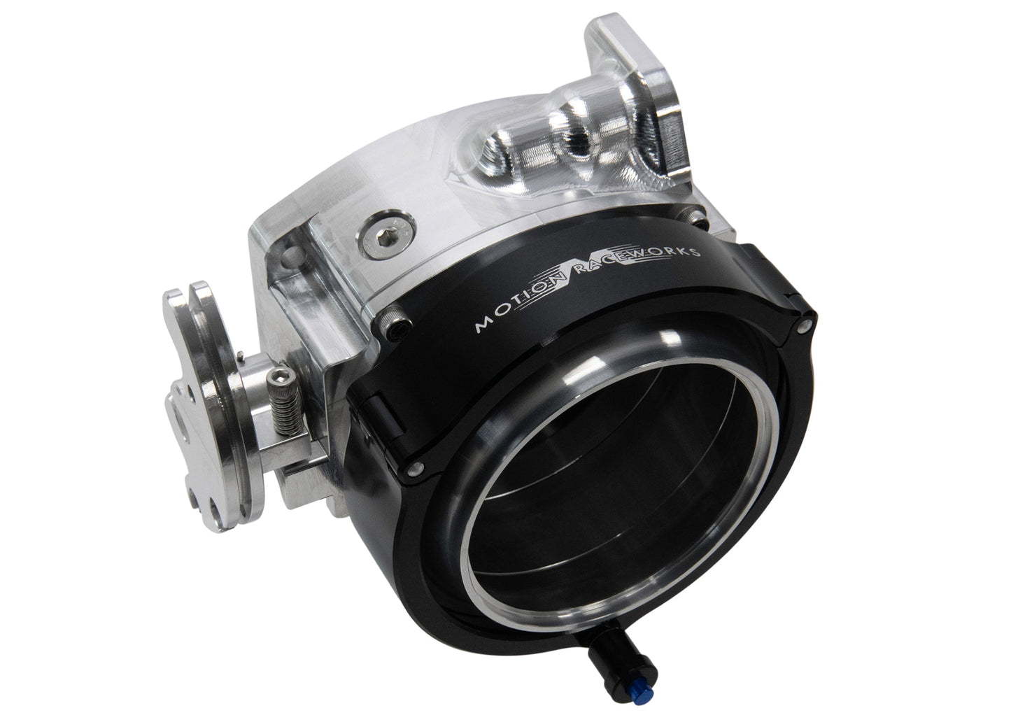 ICON 92/95mm Cable Drive Throttle Body (Bare Finish) w/ Interchangeable Connection - Motion Raceworks