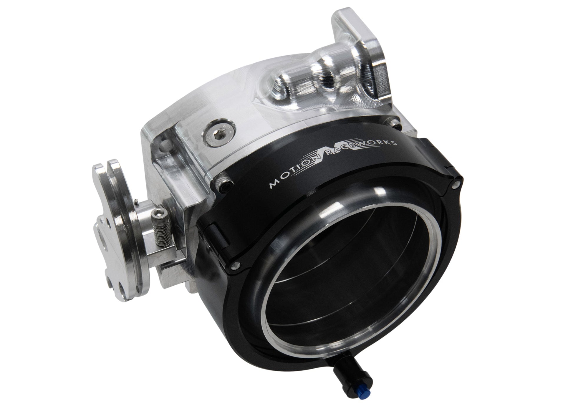 ICON 92/95mm Cable Drive Throttle Body (Bare Finish) w/ Interchangeable Connection - Motion Raceworks