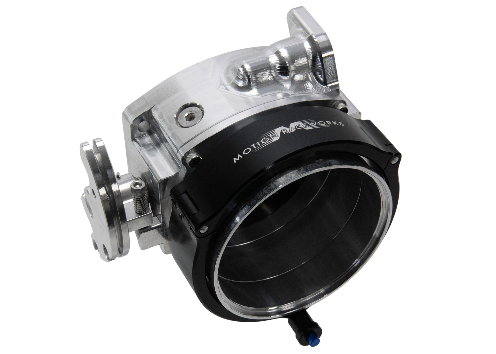 ICON 92/95mm Cable Drive Throttle Body (Bare Finish) w/ Interchangeable Connection - Motion Raceworks
