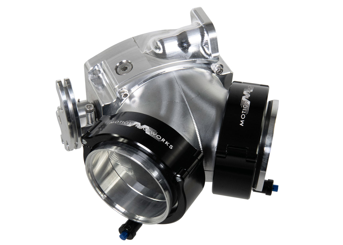 ICON 92/95mm Cable Drive Throttle Body (Bare Finish) w/ Interchangeable Connection - Motion Raceworks
