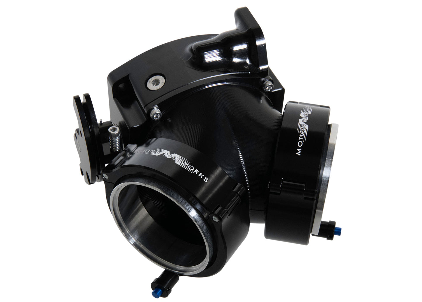 ICON 102/105mm Cable Drive Throttle Body (Black) w/ Interchangeable Connection - Motion Raceworks