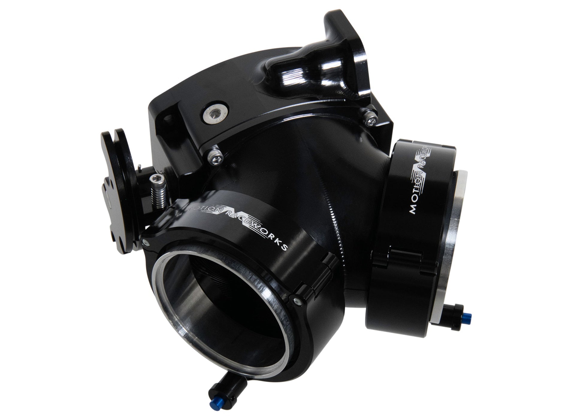 ICON 102/105mm Cable Drive Throttle Body (Black) w/ Interchangeable Connection - Motion Raceworks