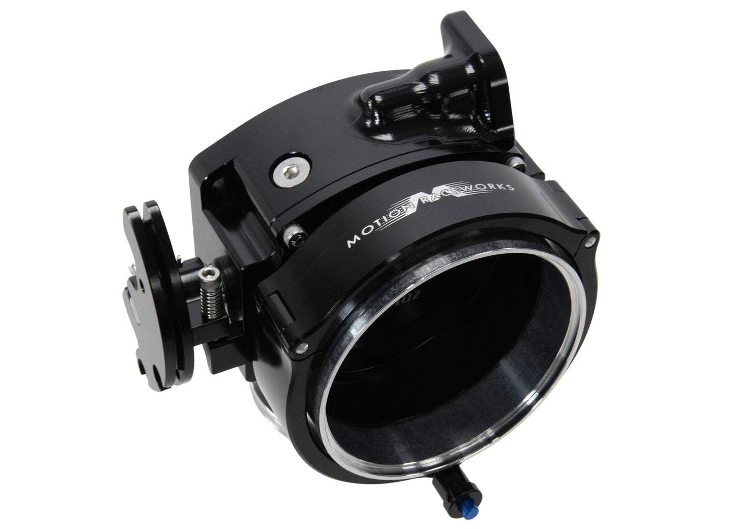 ICON 102/105mm Cable Drive Throttle Body (Black) w/ Interchangeable Connection - Motion Raceworks