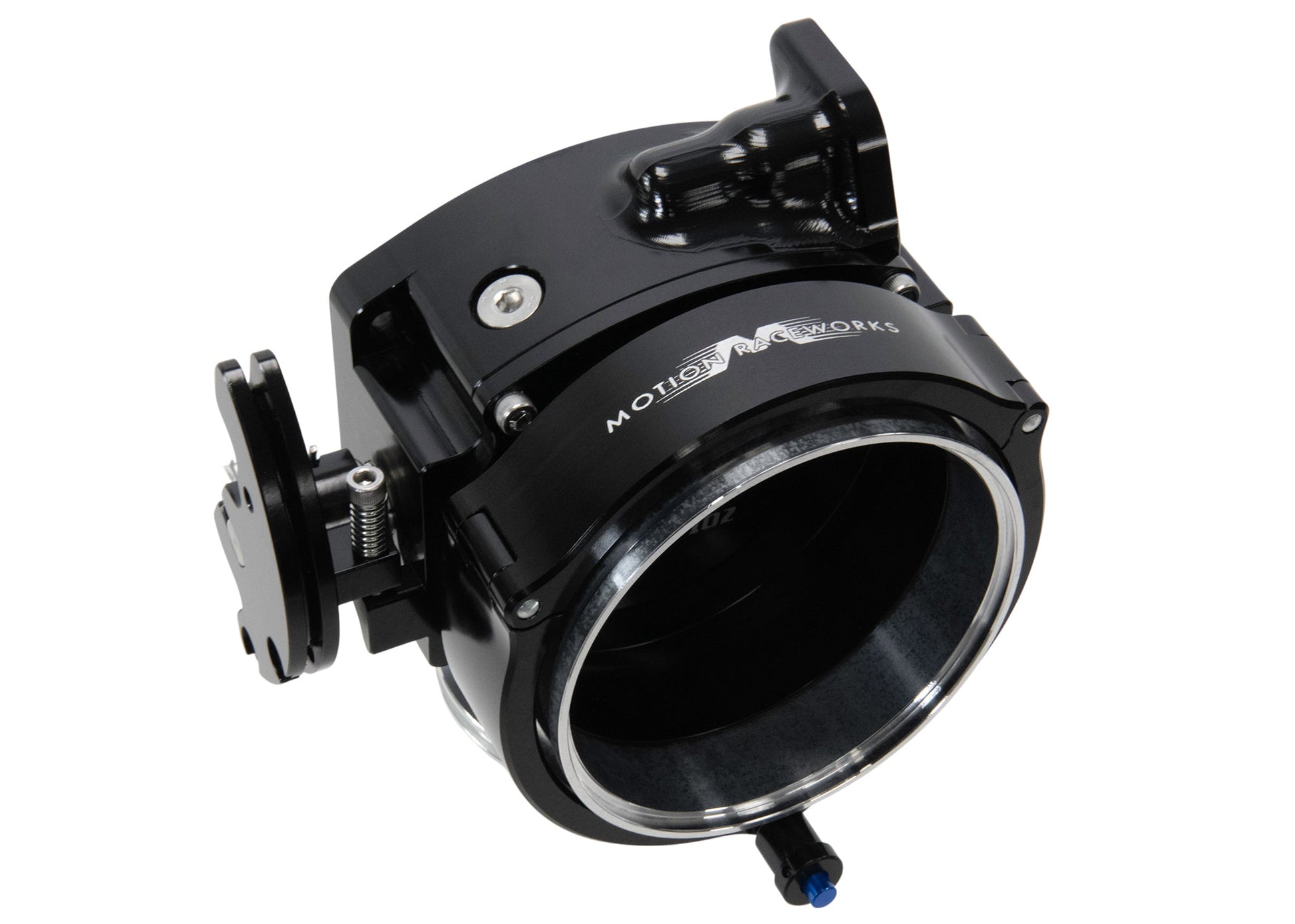 ICON 102/105mm Cable Drive Throttle Body (Black) w/ Interchangeable Connection - Motion Raceworks