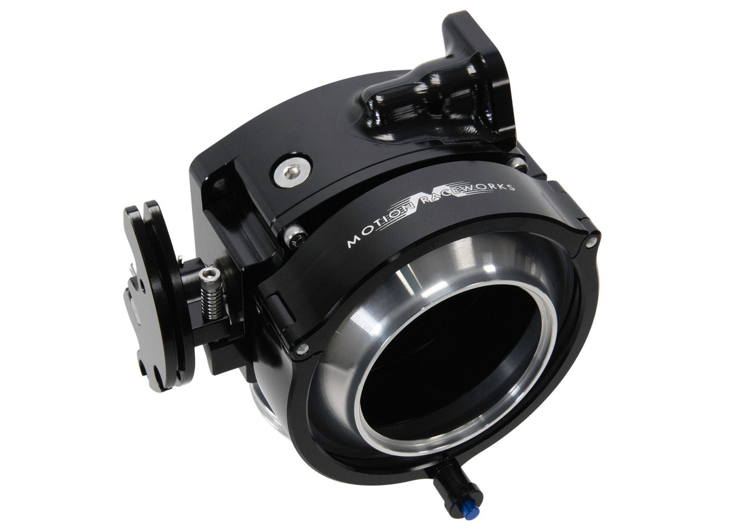 ICON 102/105mm Cable Drive Throttle Body (Black) w/ Interchangeable Connection - Motion Raceworks