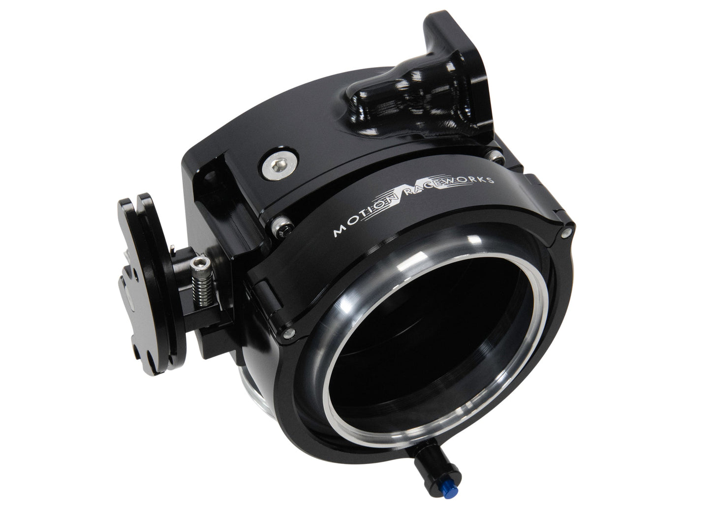 ICON 102/105mm Cable Drive Throttle Body (Black) w/ Interchangeable Connection - Motion Raceworks
