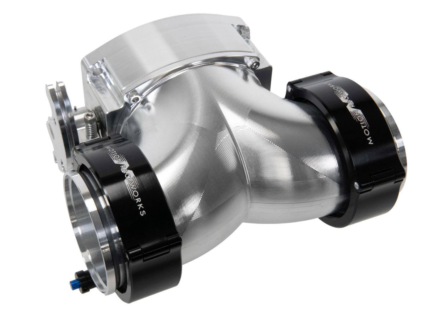 ICON Race 102/105mm Cable Drive Throttle Body (Bare Finish) w/ Interchangeable Connection - Motion Raceworks