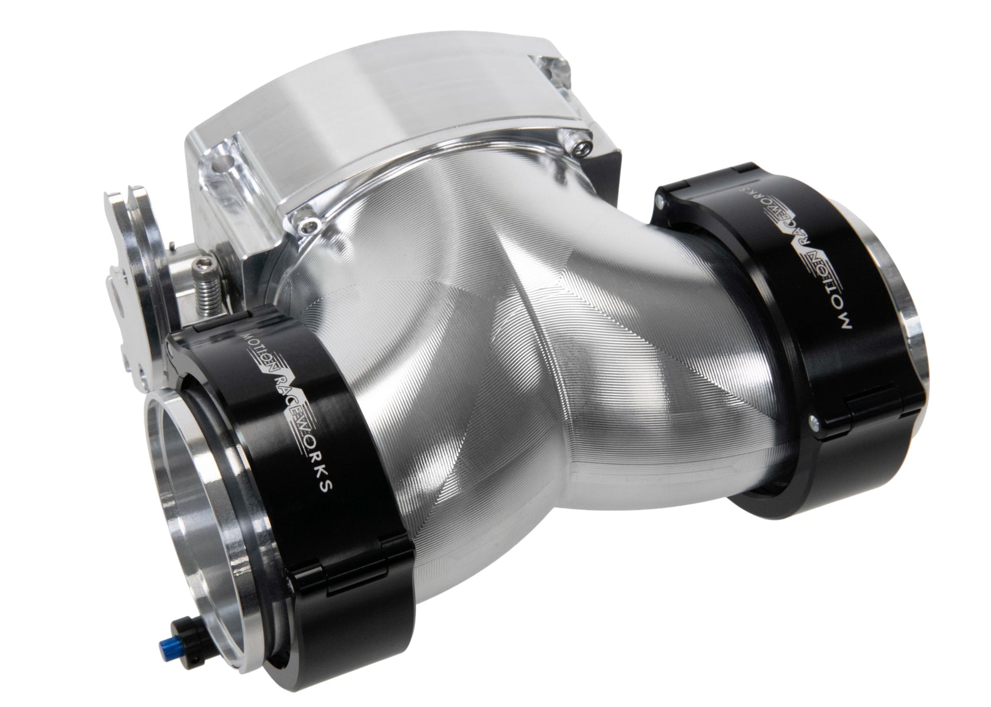 ICON Race 102/105mm Cable Drive Throttle Body (Bare Finish) w/ Interchangeable Connection - Motion Raceworks