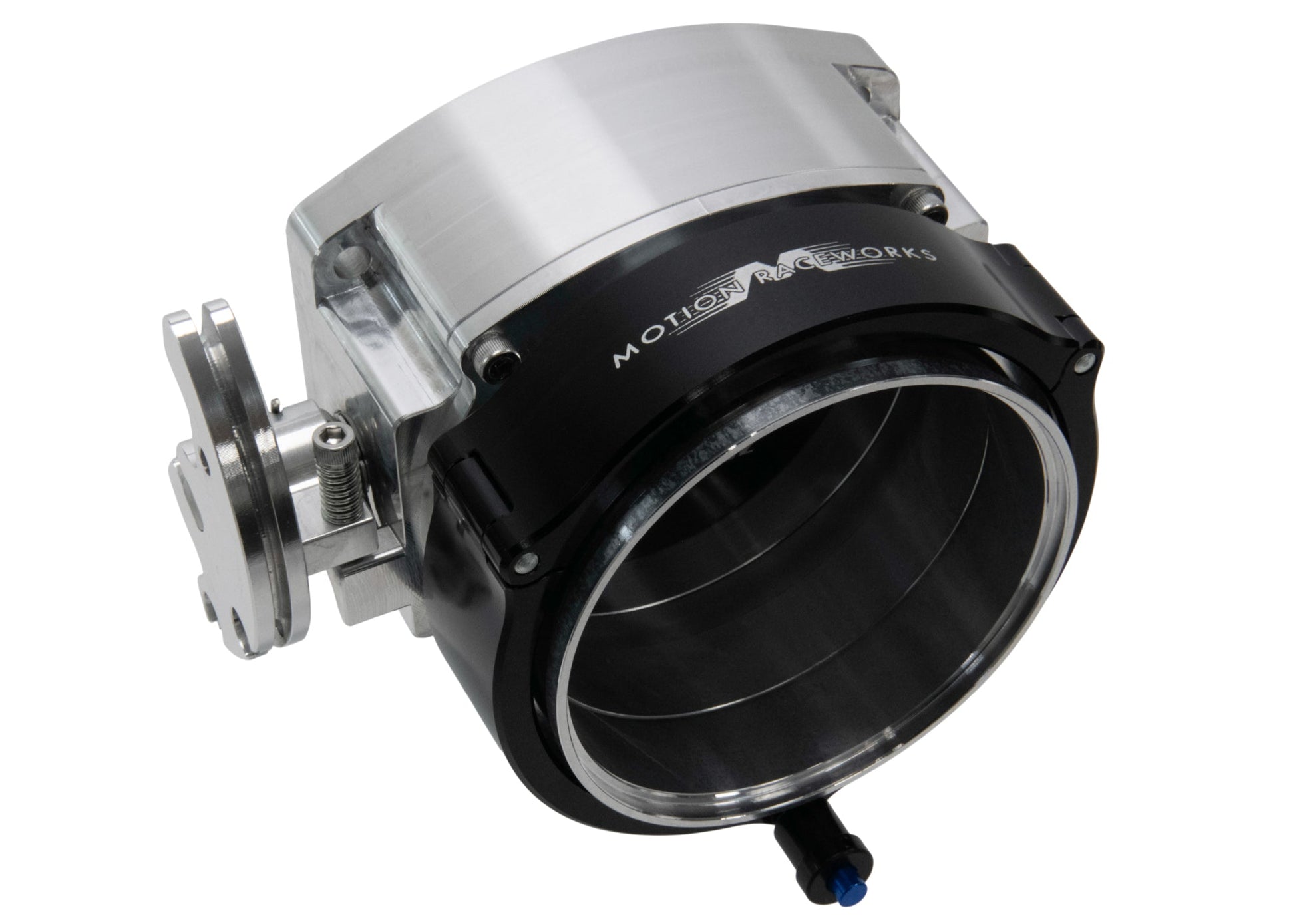 ICON Race 102/105mm Cable Drive Throttle Body (Bare Finish) w/ Interchangeable Connection - Motion Raceworks