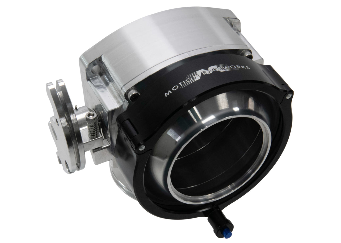 ICON Race 102/105mm Cable Drive Throttle Body (Bare Finish) w/ Interchangeable Connection - Motion Raceworks