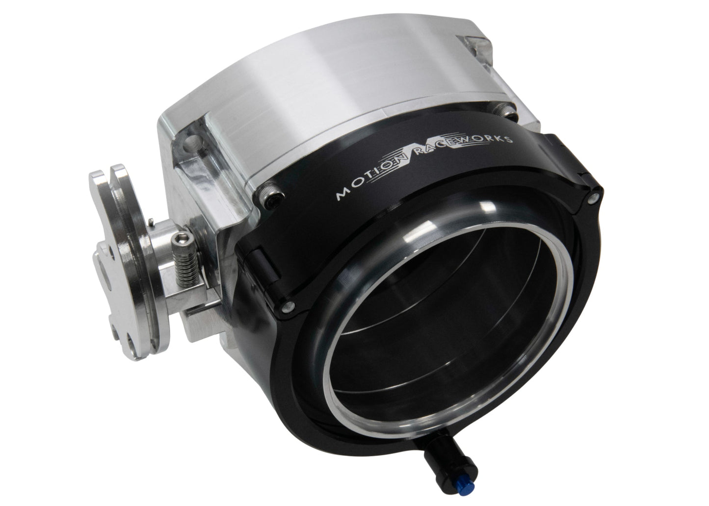 ICON Race 102/105mm Cable Drive Throttle Body (Bare Finish) w/ Interchangeable Connection - Motion Raceworks