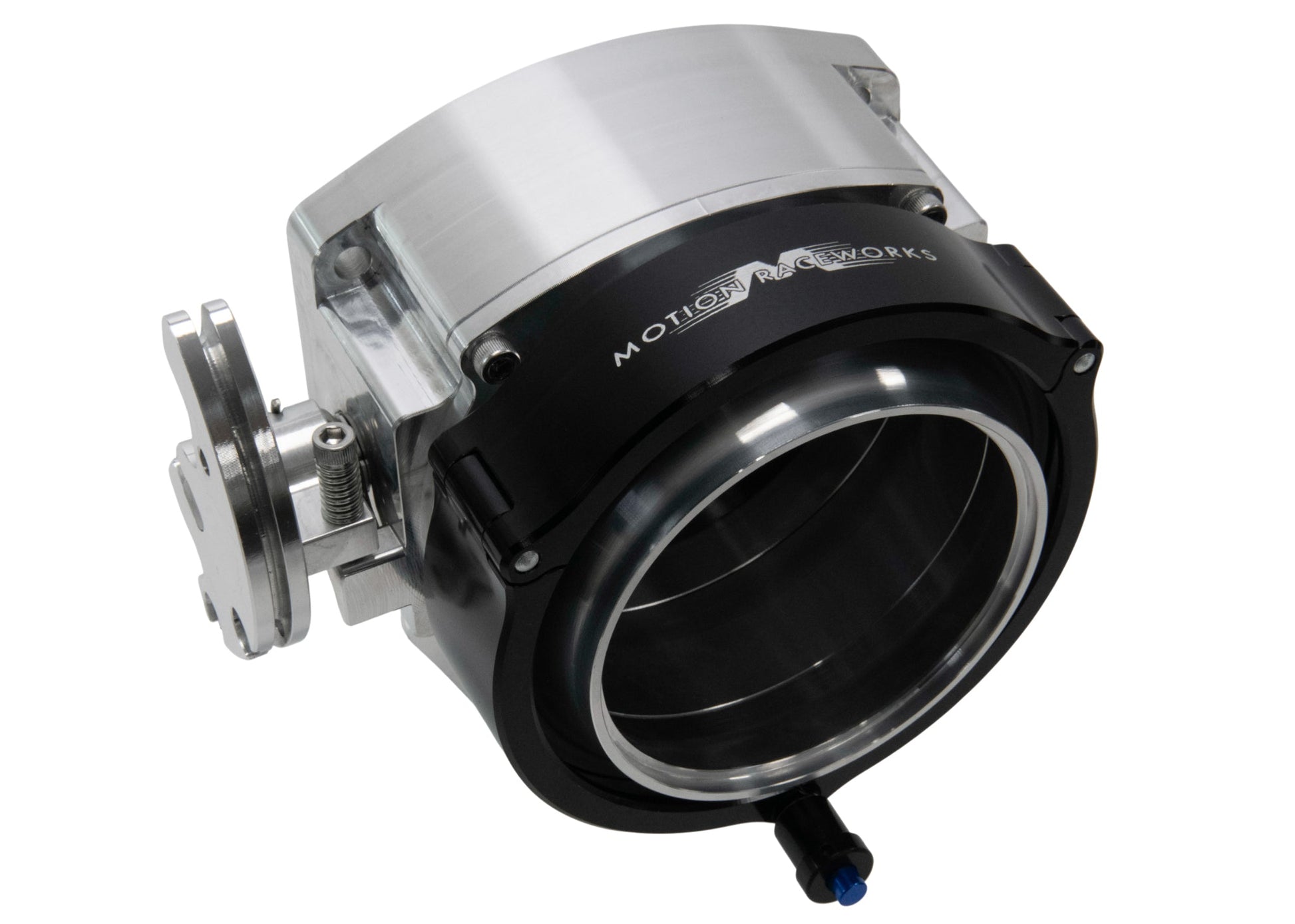 ICON Race 102/105mm Cable Drive Throttle Body (Bare Finish) w/ Interchangeable Connection - Motion Raceworks