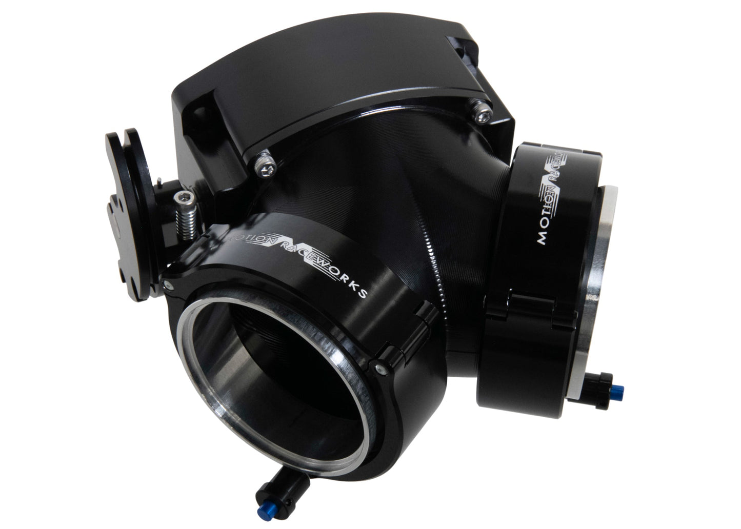 ICON Race 102/105mm Cable Drive Throttle Body (Black) w/ Interchangeable Connection - Motion Raceworks