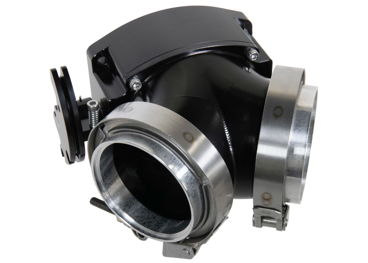 ICON Race 102/105mm Cable Drive Throttle Body (Black) w/ Interchangeable Connection - Motion Raceworks