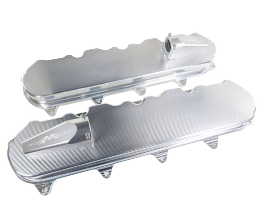 LT Race Billet Valve Covers w/ Motion Quick Release Breathers 11-170 - Motion Raceworks