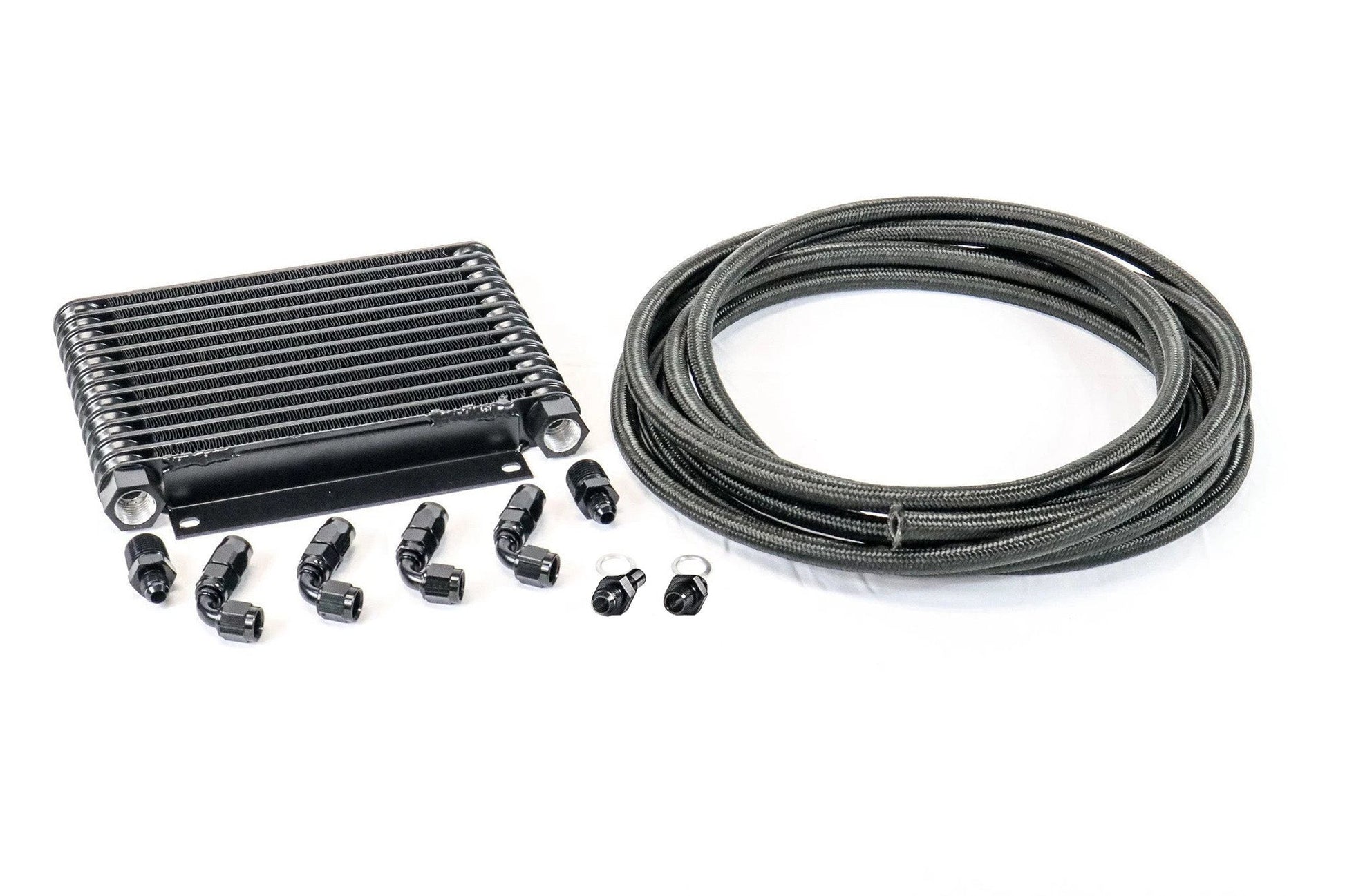 4L80E DERALE Trans Cooler Kit w/ Fragola Lines/Fittings-Kit-Motion Raceworks