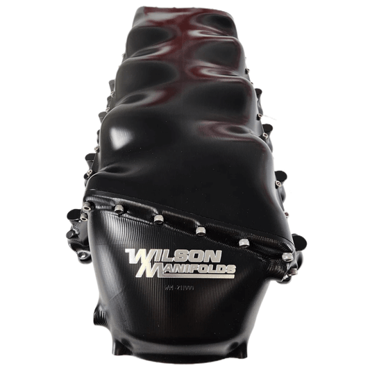 LT1 / LT2 Billet Unake Manifold w/ Extra Fuel Rail & Nitrous Bungs Black Anodized