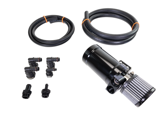 Motion Raceworks F150 2 Stage Active Billet Catch Can Coyote Kit - Motion Raceworks