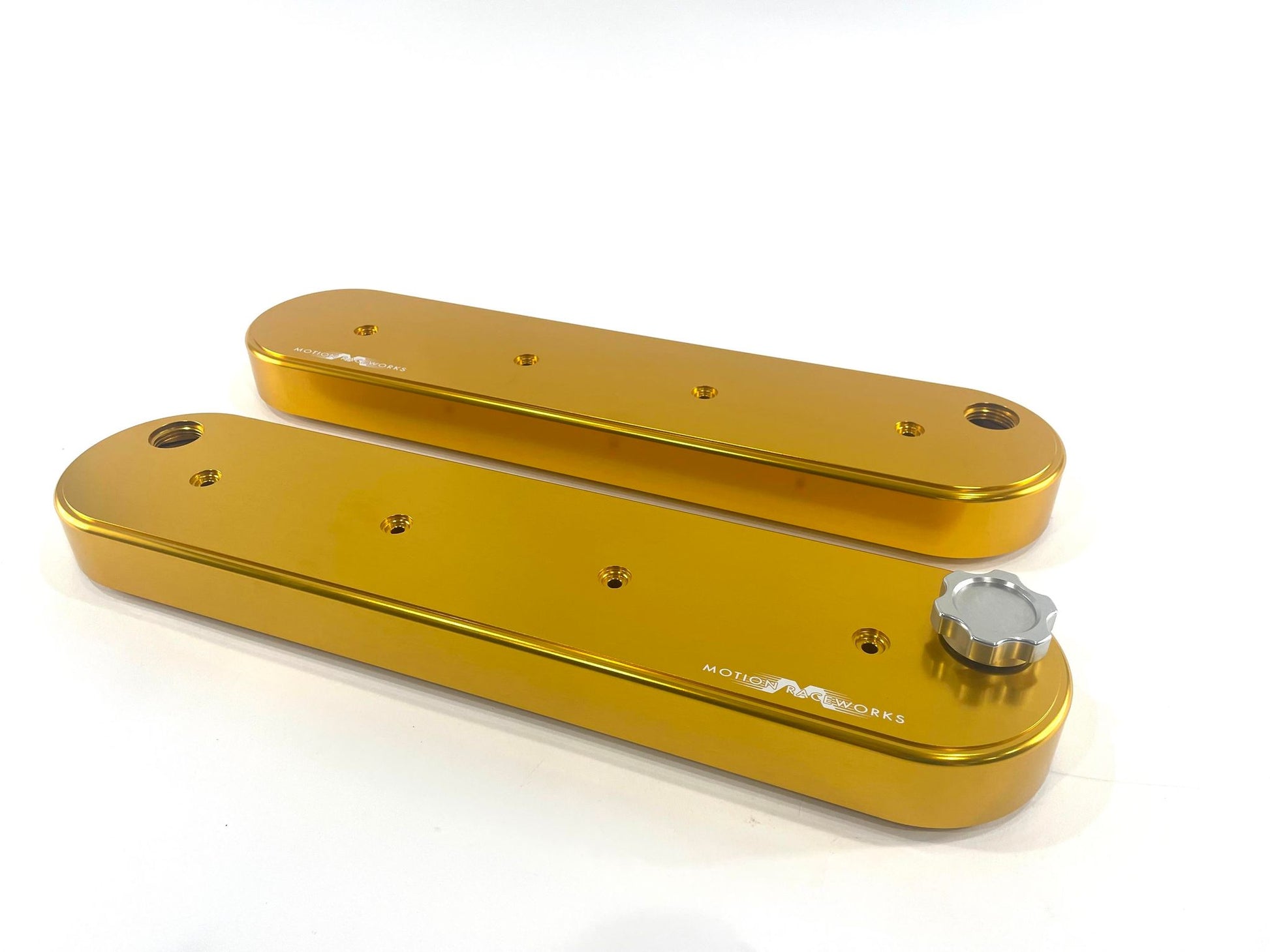 BLEM Motion Raceworks GOLD Billet LS Valve Covers 10-120GLD-BLEM-Motion Raceworks-Motion Raceworks