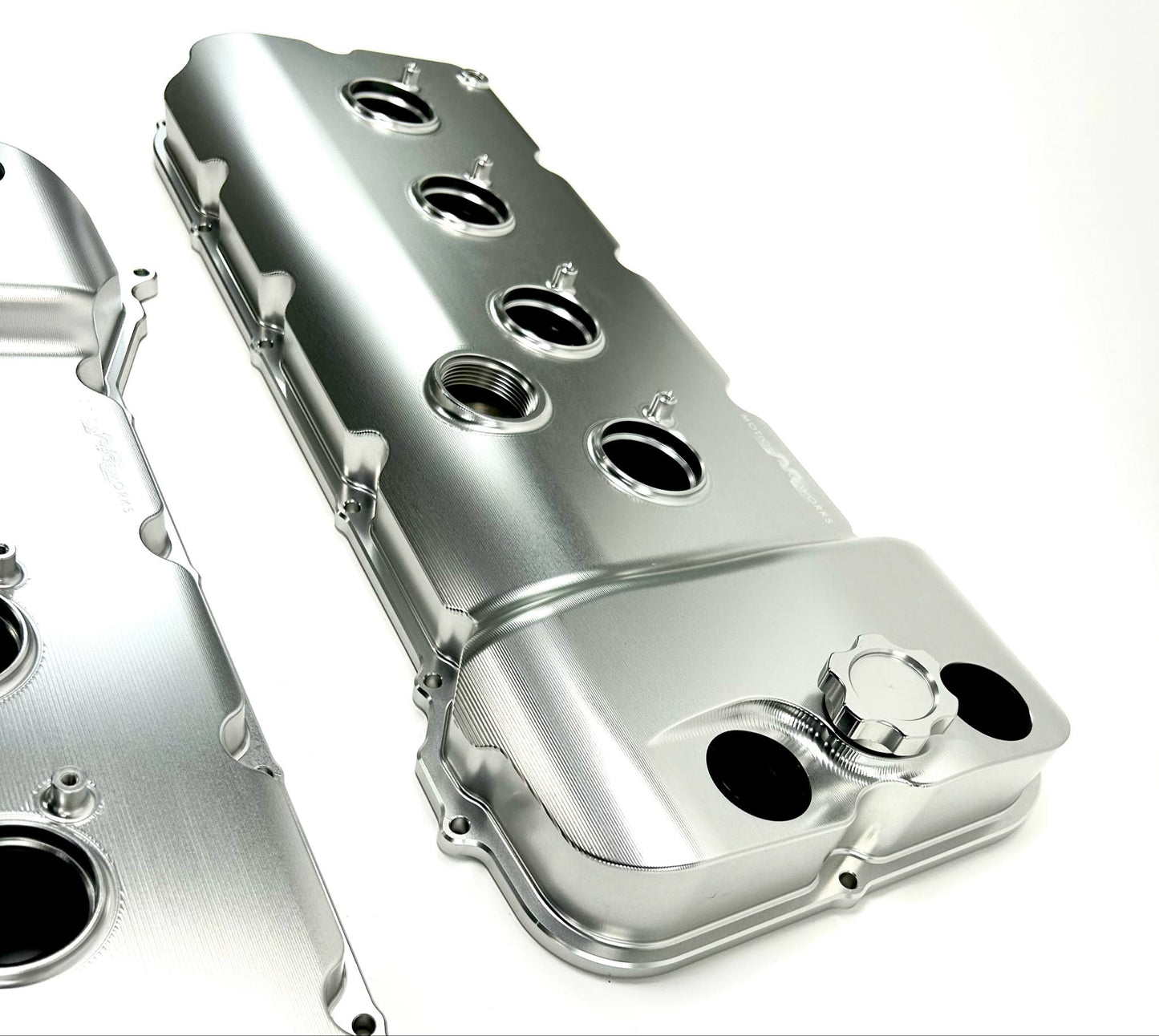 Billet Gen 1/Gen 2 Coyote VCT Valve Covers Clear Anodizing