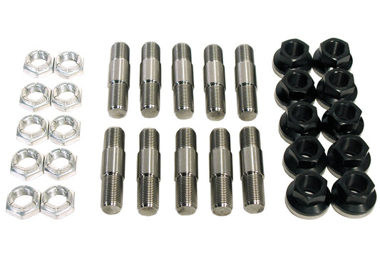 5/8" Titanium Drive Stud / Aluminum Lugnut Kit (.875" shoulder length) - Motion Raceworks