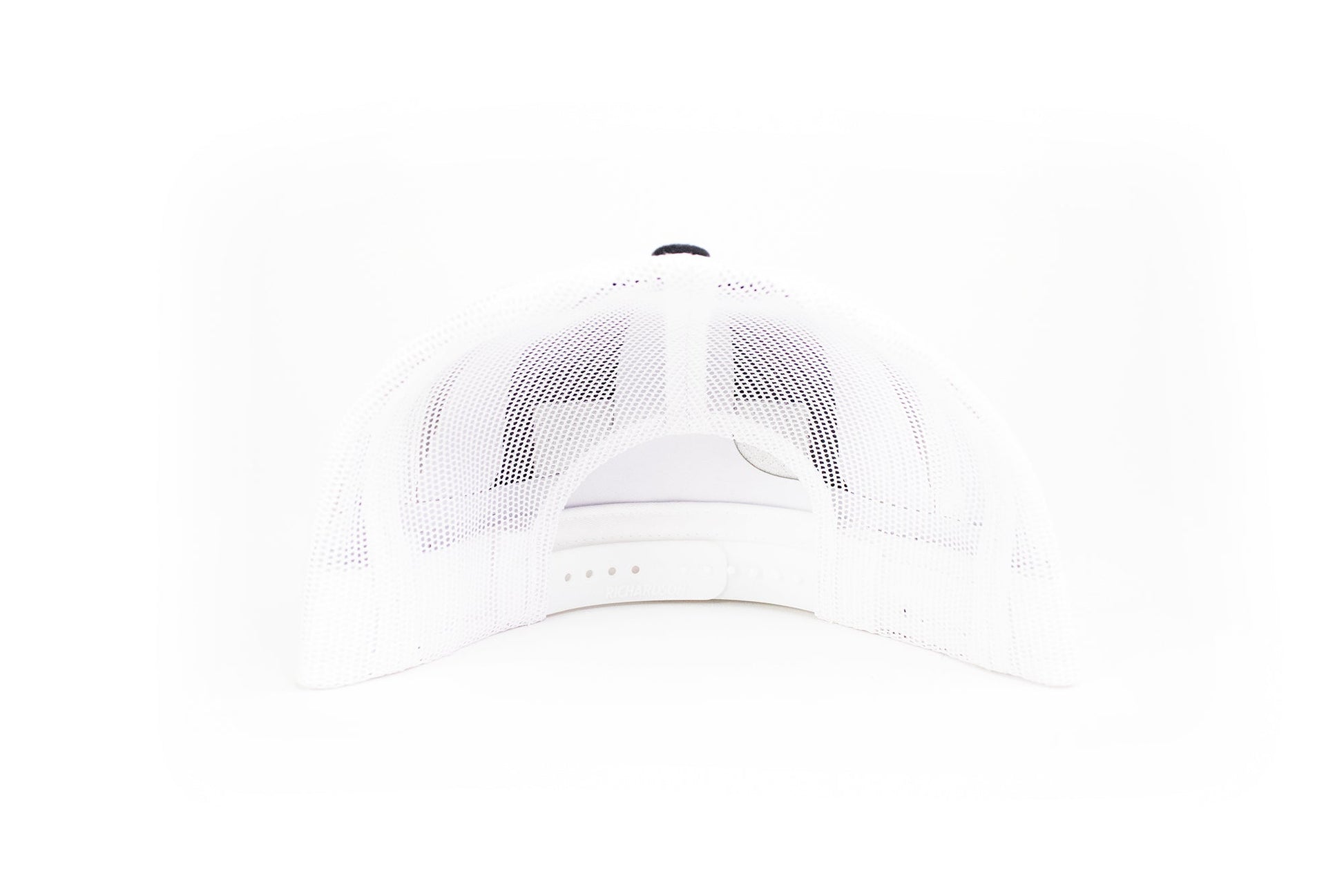 Motion Heritage Flat Bill Black w/ White Patch Snapback 95-135-Motion Raceworks-Motion Raceworks