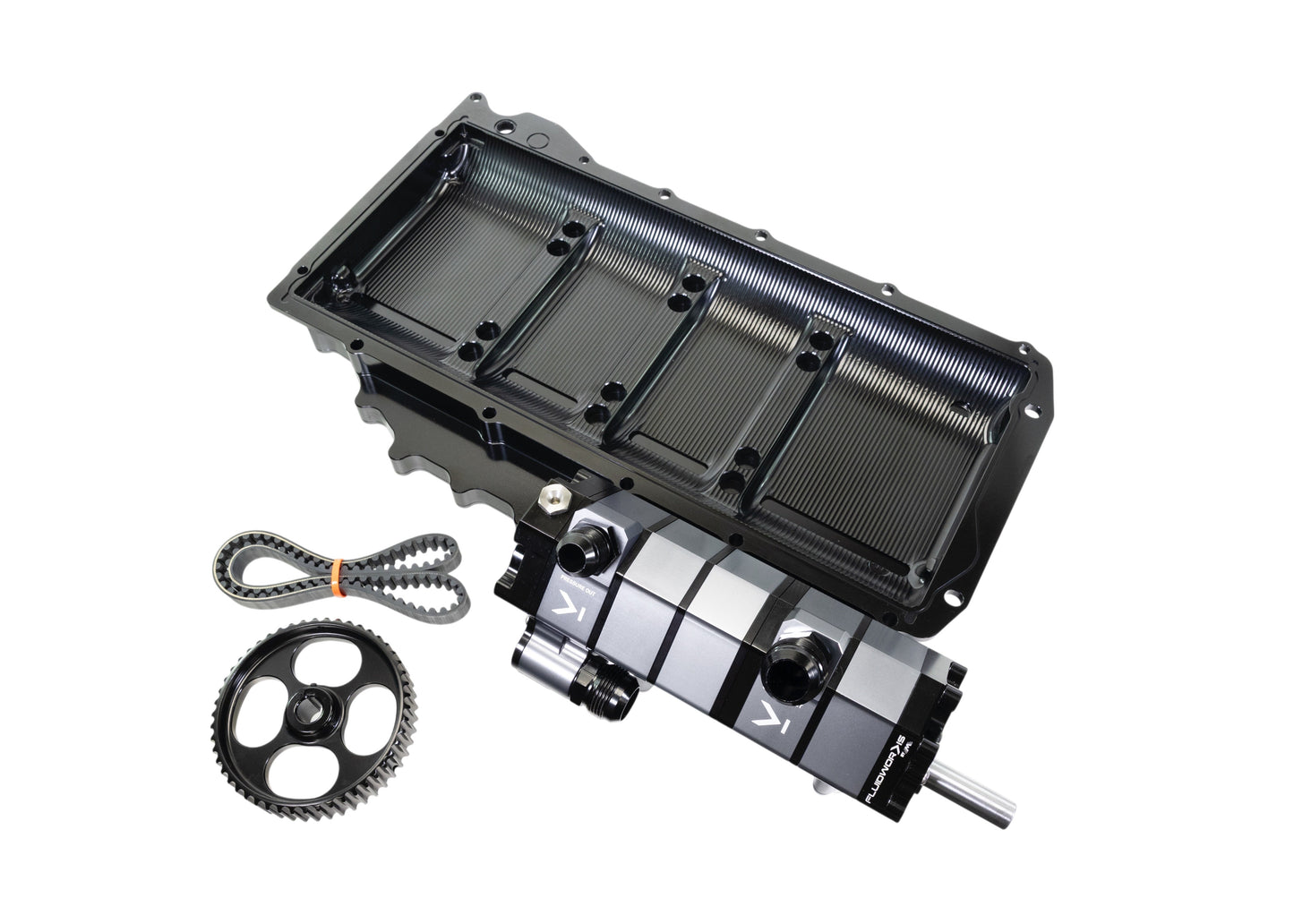 LS 5 Stage Billet Dry Sump Pan / Pump Combo