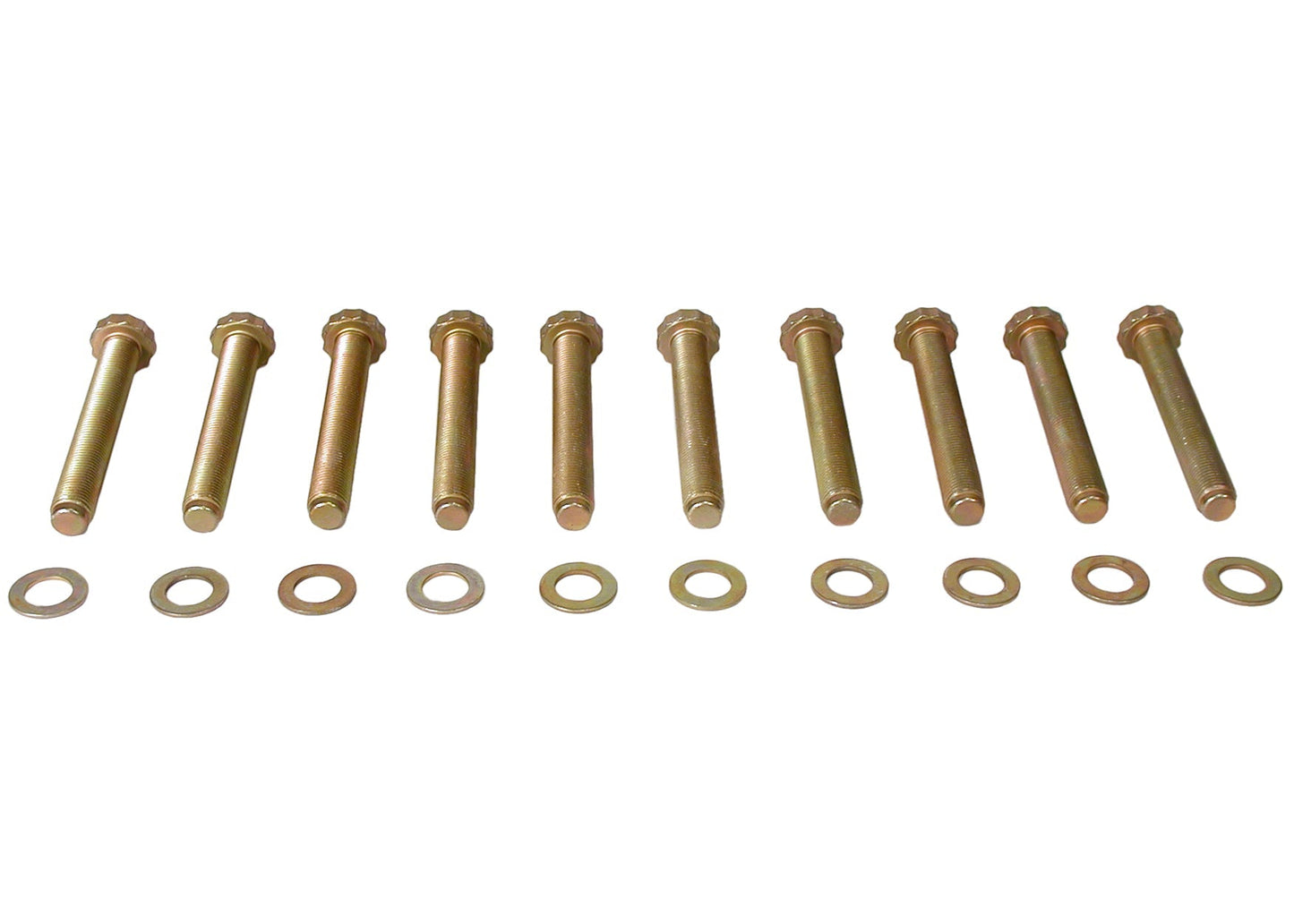 1/2-20 3.5" Thin Head Full Thread Wheel Stud Kit (10 pack) - Motion Raceworks