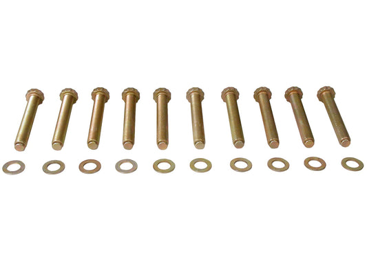 1/2-20 3.5" Thin Head Full Thread Wheel Stud Kit (10 pack) - Motion Raceworks