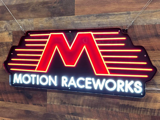 Motion Raceworks LED Neon Shop Sign 40"x16" - Motion Raceworks