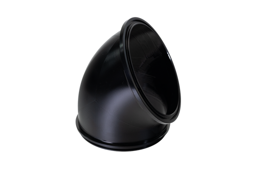 Attachment Only: Clockable 60° Tight Radius 4" V-Band Attachment for ICON 102mm - Motion Raceworks