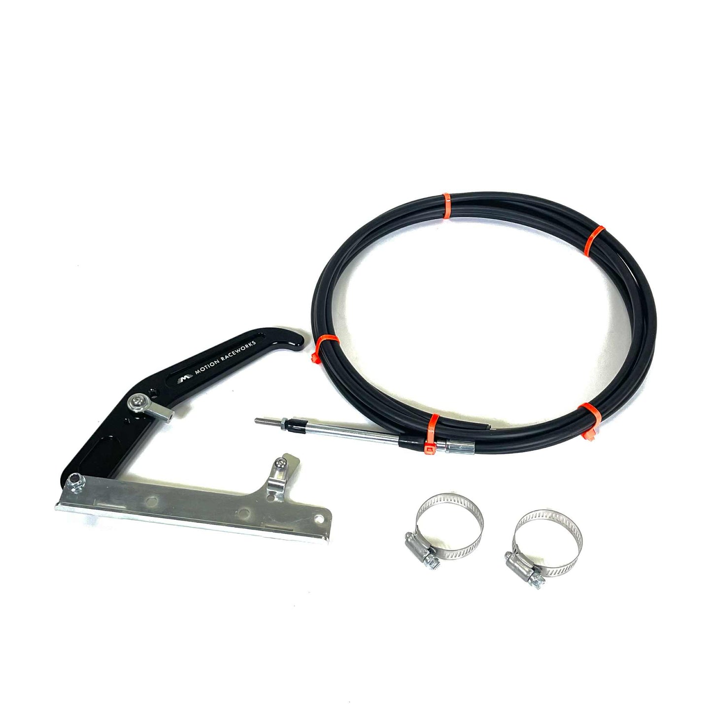 Motion Raceworks Black Billet Parachute Handle Release Lever & Cable Mount Kit 14-020BLK - Motion Raceworks